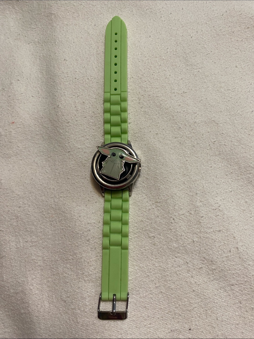 Star Wars Baby Yoda Watch Green Band Battery Operated